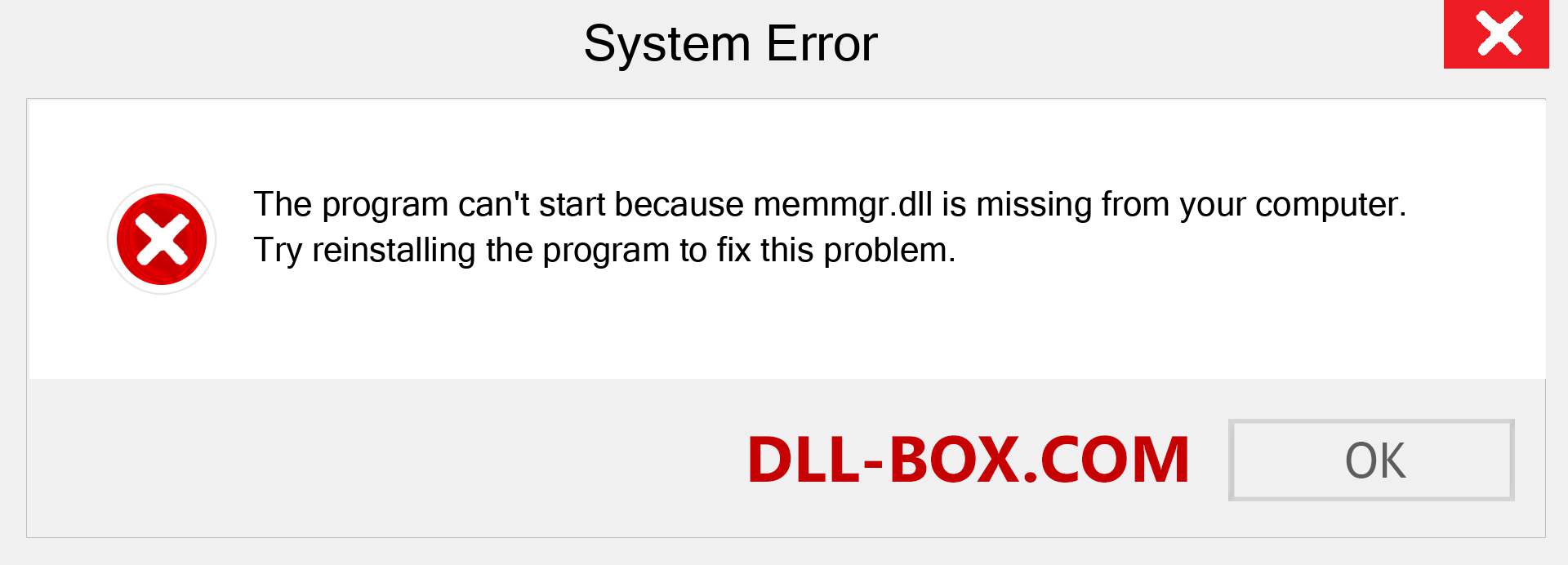  memmgr.dll file is missing?. Download for Windows 7, 8, 10 - Fix  memmgr dll Missing Error on Windows, photos, images